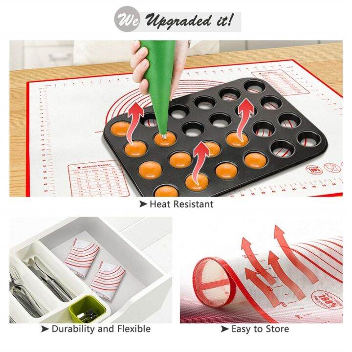 non-slip-silicone-baking-mat-heat-resistant-table-mat-pad-non-stick-kneading-dough-mat-pastry-baking-sheet-pizza-dough-maker