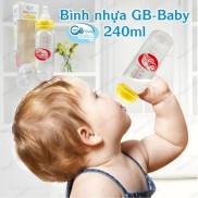 RẺ VÔ ĐỊCH Bình sữa cổ hẹp 240ml GB BABY Công nghệ Hàn Quốc GBB GB2025
