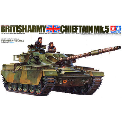 1:35 Scale Tamiya ทหารถังรุ่น British Chieftain Mk.5ถังชุดถัง DIY 35068
