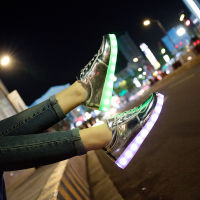 Pink American stars Kids Shoe Boy Girls LED Glowing sneakers Fashion toddler Luminous Sneakers Children Comfortable tenis infant