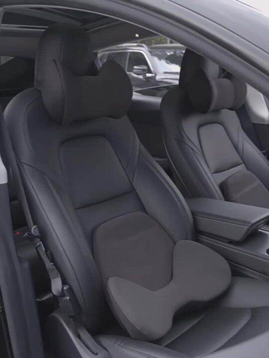 Car neck pillow For Tesla Model YModel 3 20182022 2023 Suede headrest