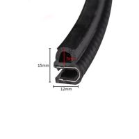 Rubber Edge Trim Car Door Window Rubber Sealing Strip Anti-noise Weatherstrip