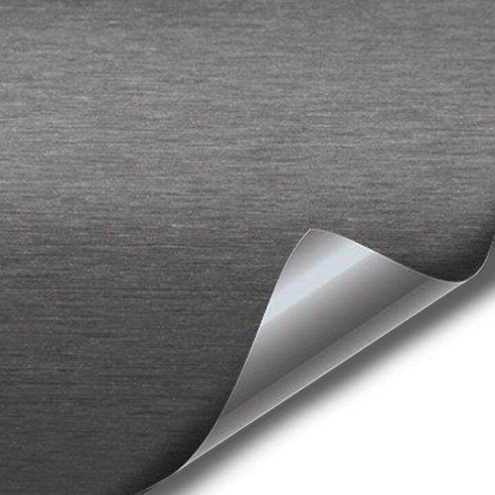 VViViD XPO Gunmetal Grey Brushed Metallic Steel 5ft Vinyl Wrap Roll ...