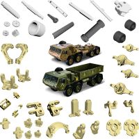 【CW】M977 Military Card Tractor Accessories Original Metal Parts Modified Remote Control Model Car Gear Shell Steering Knuckle