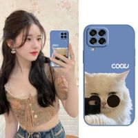 Simplicity Cartoon Phone Case For Samsung Galaxy M33 5G India Skin feel silicone Liquid silicone shell soft shell cute