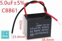 【cw】 1pcs CBB61 5uF 450VAC starting capacitance Capacitor CBB Motor