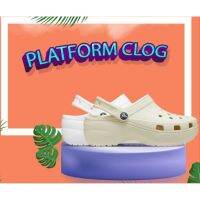 ǎCrocs Collection รองเท้าแตะ รองเท้าเสริมส้น UX Classic Crush Clog แบบสุดฮิตมาใหม่