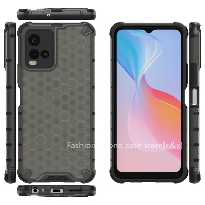 Phone Case เคส Vivo Y21 Y21s Y33s Vivo X70 Pro 5G เคสโทรศัพท New Sport Style Casing Honeycomb Technology Shockproof Lens Protective Military-grade Protection Hard Cover 2021