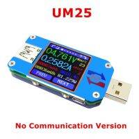 【⊕Good quality⊕】 aicairuo9588258 Um25c Um25สำหรับ App Usb 2.0 Type-C Lcd โวลต์มิเตอร์แอมมิเตอร์แรงดันไฟฟ้าปัจจุบันเมตรค่าใช้จ่ายสายเคเบิลตัวทดสอบความต้านทาน