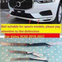 ขอบหน้าขอบตกแต่งกันชนหน้าสเตนเลสสตีลที่มีคุณภาพสูงสำหรับ Volvo XC60 2018 2019 2020 2021ตกแต่งกันรอยขีดข่วน