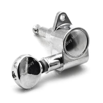 ‘【；】 Straight Angle Chrome Sealed-Gear Acoustic Electric Guitar String Tuning Pegs Tuners Machine Head 15:1 90 Degree Guitar Peg