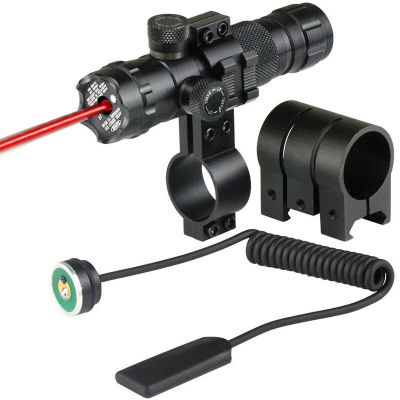 red dot เลเซอร์ติดปืนยาวของแท้ laser scope ปรับใน สีแดง (สินค้าเกรดสูง รับประกันคุณภาพค่ะ)ชุดเลเซอร์อินฟราเรดสีแดงและสีเขียวขนาด 20 มม