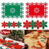 [Timmo House]Christmas Placemat Christmas Decoration Home Felt Pendant New Year Home Decor Christmas Table Decoration