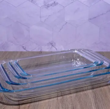 Glass serving dish sale