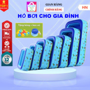 Bể bơi cho bé, Hồ bơi trẻ em,Hình Chữ Nhật 3 Tầng, Dày Dặn, Chống Trượt