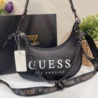 Best seller ! กระเป๋าถือ กระเป๋าguess กระเป๋าสะพายข้าง กระเป๋าสะพายไหล่ NEW GUESS HANDBAG CROSSBODY BAG กระเป๋าสีดำ ทรง HOBO ของแท้ 100%