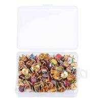 194 Pcs Flag Pushpin Thumbtack Notice Board Marker Epoxy Map Tacks Poster Household Clips Pins Tacks