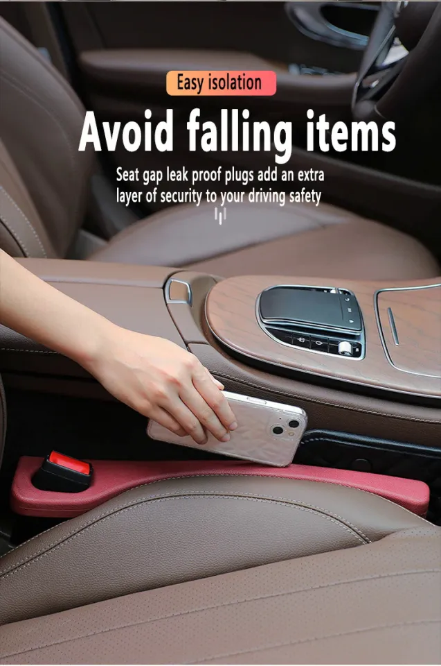 2Pcs Universal Car Seat Gap Filler Prevent Items Falling Scratch-Resistant  Environmentally Friendly Seat Gap Plugs