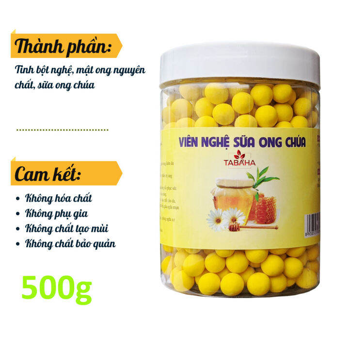 [Original Import] Vien nghe sua ong chua / Turmeric Royal Jelly 500g
