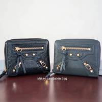 กระเป๋าสตางค์ใบสั้นหนังแพะยับพิเศษ BL wallet classic medium