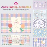 เคสแมคบุคเปลือก2กระเป๋าแล็ปท็อปสำหรับ Macbook Pro13 16 A2141 A2442 A2251เปลือกแข็งน่ารักซิลิโคนอุปกรณ์แผ่นครอบแป้นพิมพ์