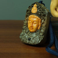 Jin Si Nan Shen Mu Guin Du Mu Buddha Wabak Loket Kalung โหลด Wanita