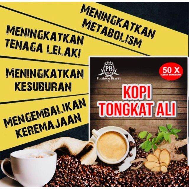 KOPI TONGKAT ALI PB 20 SACHET ORIGINAL Lazada