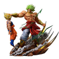 25cm Dragon Ball Figure Super Saiyan Broly VS Goku Action Figures Anime PVC Broli Son Goku Collection Model Toys Birthday Gifts