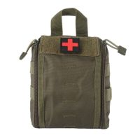 、‘】【； Outdoor First Aid Kit Army Camouflage Hiking Climbing  Package Big Capacity  Supplies Storage Survival Kit Bag