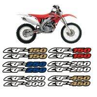 ลายทางสำหรับฮอนด้า CRF 250F 250X 150F 150R 300L 450R 450L สวิงอาร์มมอเตอร์ไซค์สติกเกอร์สะท้อนแสงโซ่เพลาขับกล่อง