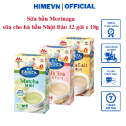 Sữa bầu Morinaga Nhật Bản vị Matcha, Trà sữa