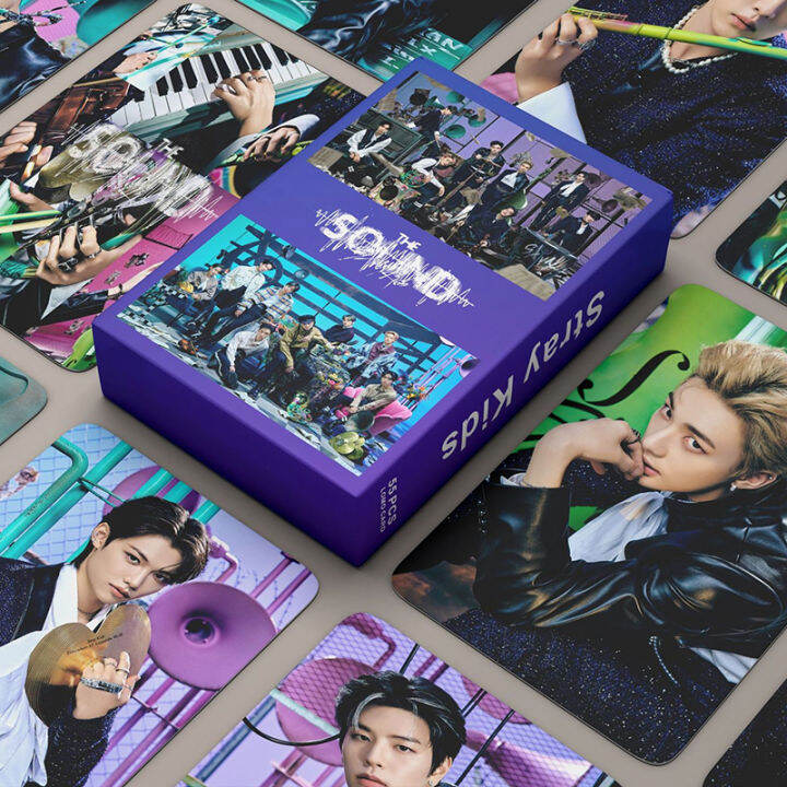 SAMSHINE Kpop Stray Kids Photocards The Sound 55Pcs Stray