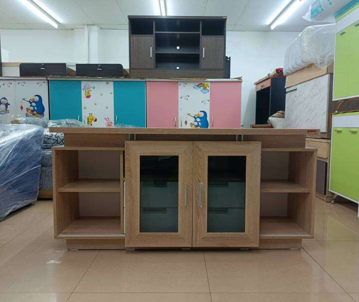 shop-nbl-ชั้นวางทีวี-havana-150-cm-model-tv-150-ดีไซน์สวยหรู-สไตล์เกาหลี-2-บานเลื่อน-4-ลิ้นชัก-สินค้ายอดนิยม-แข็งแรงทนทาน-ขนาด-150x50x75-cm