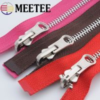 ✈▼ Meetee 5 Metal Zipper Open-end Double-sided Slider Pull Zippers Tailor DIY Coat Jacket Clothing Sewing Craft Supply