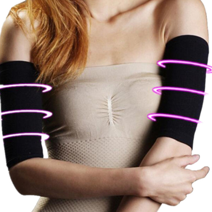 2pcs-ลดน้ำหนักแคลอรี่ปิด-slim-slimming-arm-shaper-massager-sleeve-slimming-wraps-แขนลดน้ำหนัก-fat-burning-wrap-bands
