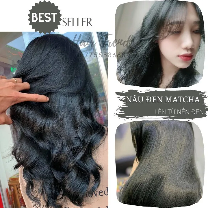 Top 53 về tóc màu nâu matcha damrieduvn