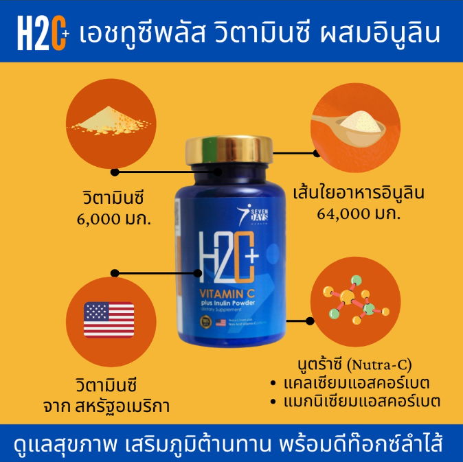 วิตามินซีชนิดผง-family-pack-5-ขวด-h2c-เอชทูซีพลัส-ผสมอินูลิน-พรีไบโอติกส์-สำหรับชงดื่มพร้อมน้ำไฮโดรเจน