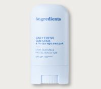 Ongredients daily fresh sun stick 15g.