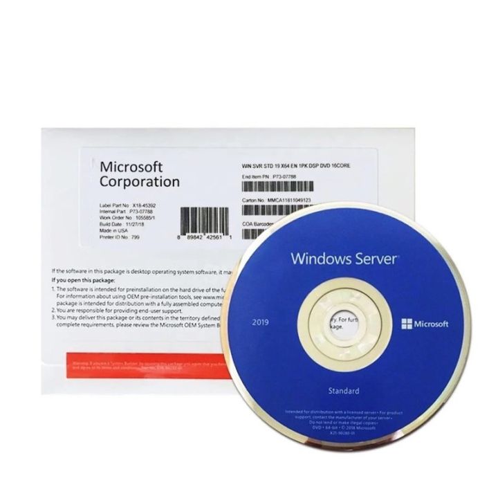 windows-server-2019-standard-dvd-ลิขสิทธิ์แท้-16-coresใช้งานได้ตลอดชีพ