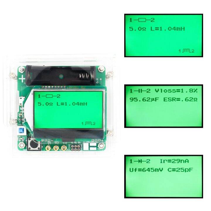 New 3.7v Version Of Inductor Capacitor Esr Meter Diy Mg328