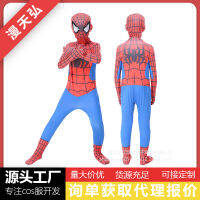 Spidermans Men Kids ชุดคอสเพลย์เด็กคลาสสิก Black Super บอดี้สูท Onesie Red Clothes Cosplay