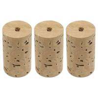 3 Pcs Mouthpiece Wood Flute Plugs Useful Cork Repair Tools Natural