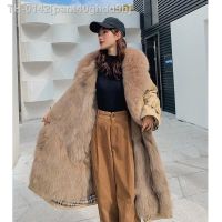 ◑♤№ pant40ghdd9h Casaco de pele real para mulheres forro e colarinho removível casaco natural Fox parka inverno