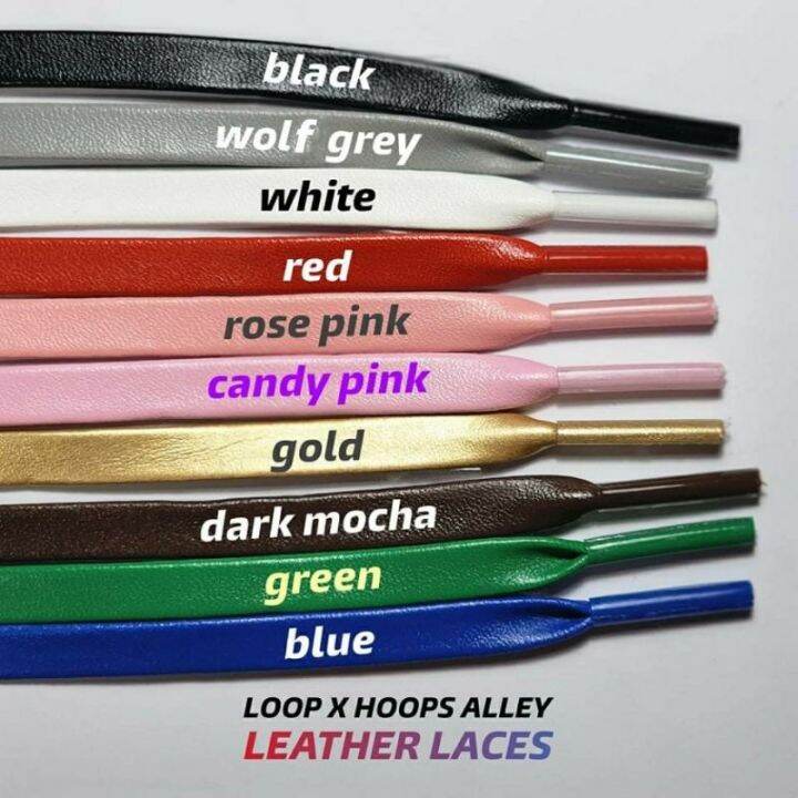 Jordan 1 Leather Laces 120/140/160cm (LOOP Laces by Hoops Alley PH