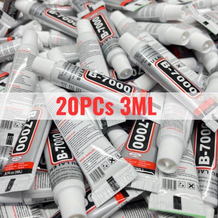 B7000 3ML Glass Plastic Glue Contact Repair Adhesive 5/10/20/50 Pieces Lazada.co.th