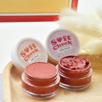 Soft Cheek วิปปิ้งบรัชมูส บรัชมูส เนื้อวิปปิ้ง ทาได้ทั้งตาเเละแก้ม ปาก สีสวยสดใส