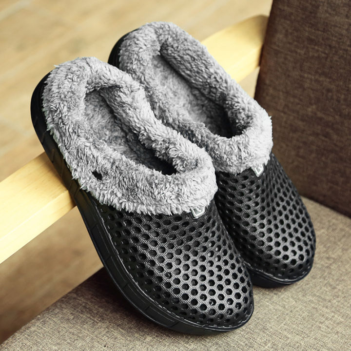 men-and-women-winter-slippers-fur-slippers-warm-fuzzy-plush-garden-clogs-mules-slippers-home-indoor-couple-slippers