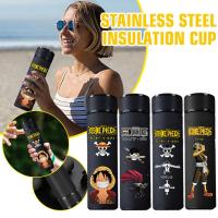 One Piece Stainless Steel Thermos Cup Luffy Fifth Gear Flask Anime Peripheral Vacuum V5Y1