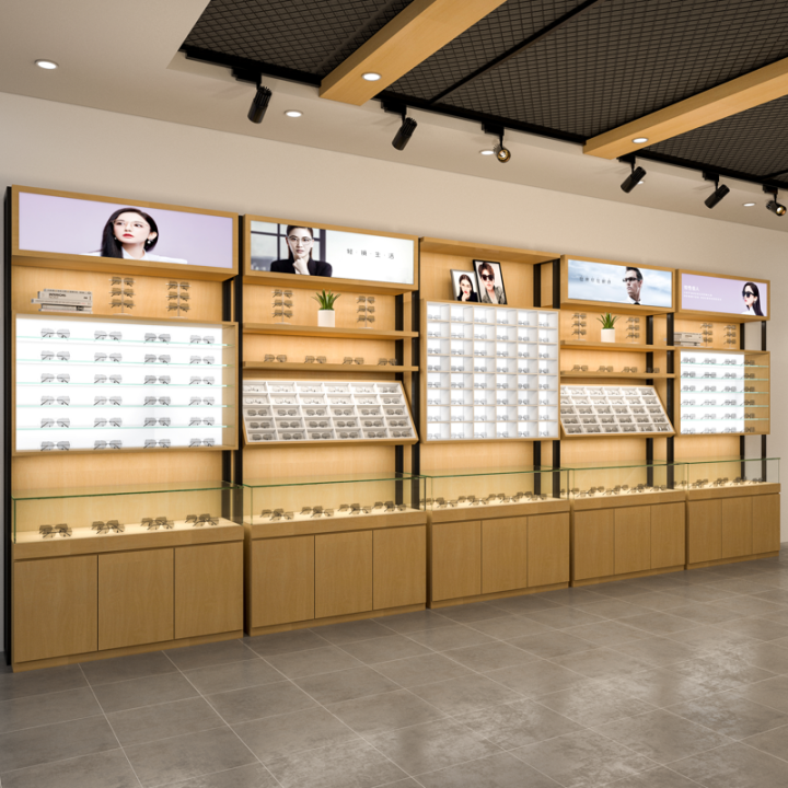 Glasses display counter fast fashion glasses display