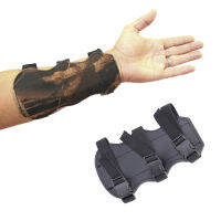 อุปกรณ์เสริมชุดป้องกันแขน จำนวน 1 ชิ้น  Archery Arm Protector Guard For Men  Bow Shooting Armband 3 Straps Shoot Forest Camo /Brown Arm Guard